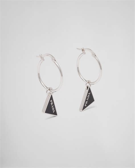 Prada Symbole drop earrings 